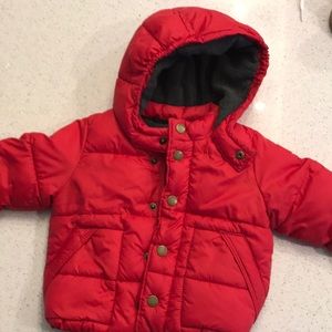 Cozy red Gap Puffer coat
